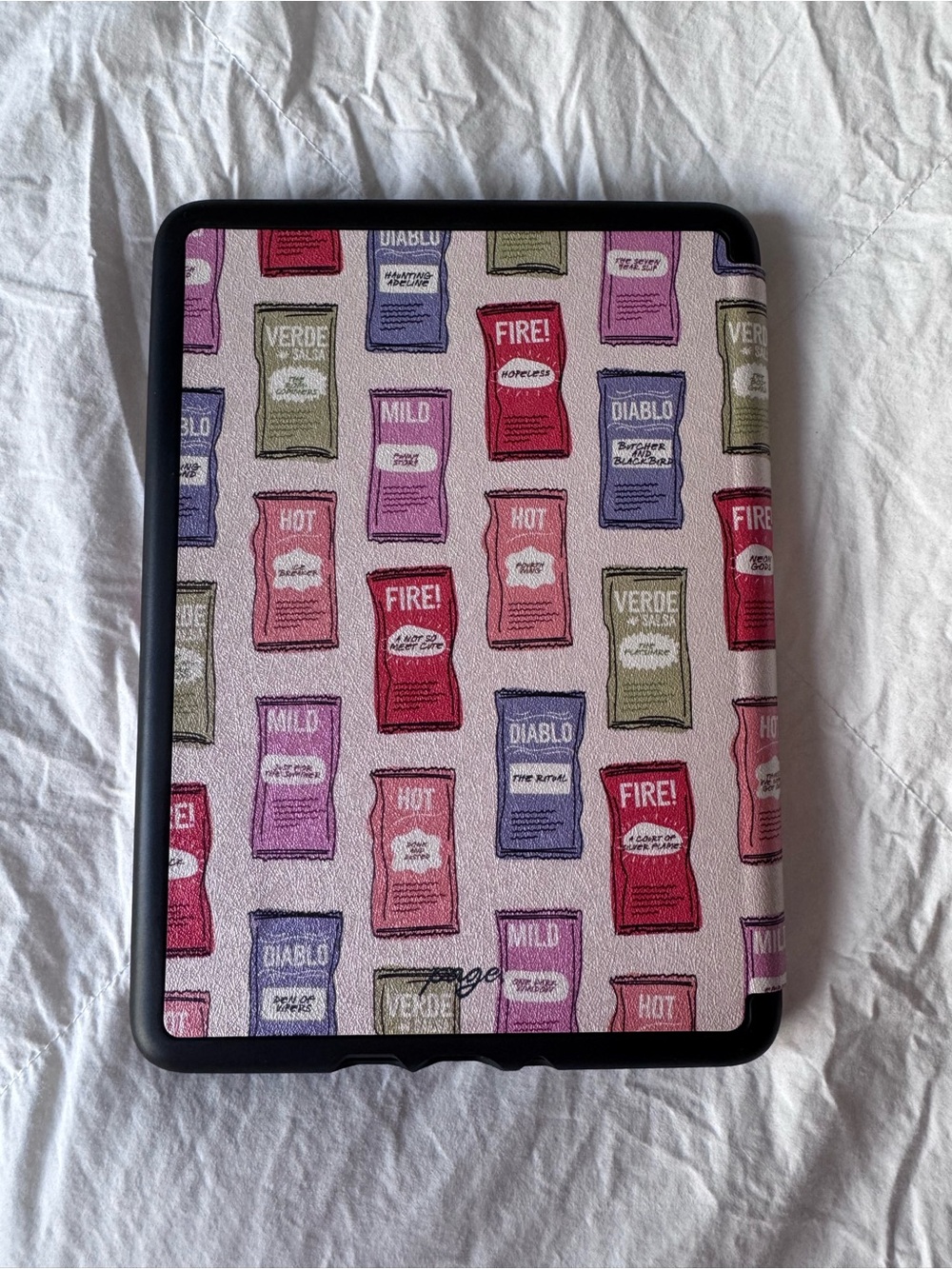 Kindle Paperwhite 12th Gen Case - Spicy Sauce Romance Lover - Picture 3 of 4